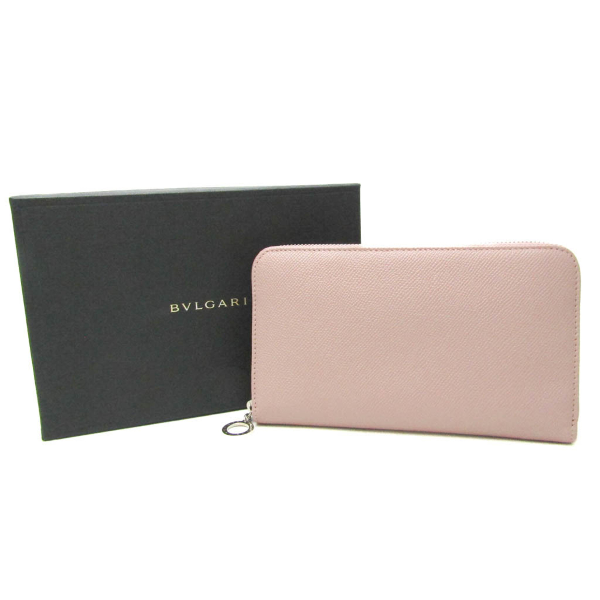 Bvlgari Bvlgari Bvlgari 36935 Women's Leather Long Wallet (bi-fold) Pink