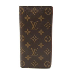 Louis Vuitton Monogram Brazza Wallet M66540 Men's Monogram Long Wallet (bi-fold) Brown