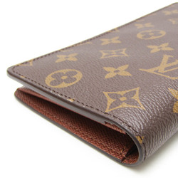 Louis Vuitton Monogram Brazza Wallet M66540 Men's Monogram Long Wallet (bi-fold) Brown