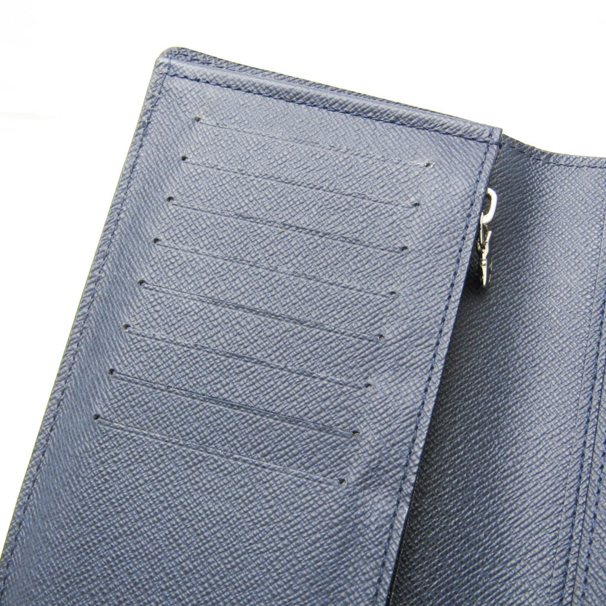 Louis Vuitton Epi Brazza Wallet M60616 Men's Epi Leather Long Wallet (bi-fold) Navy Blue