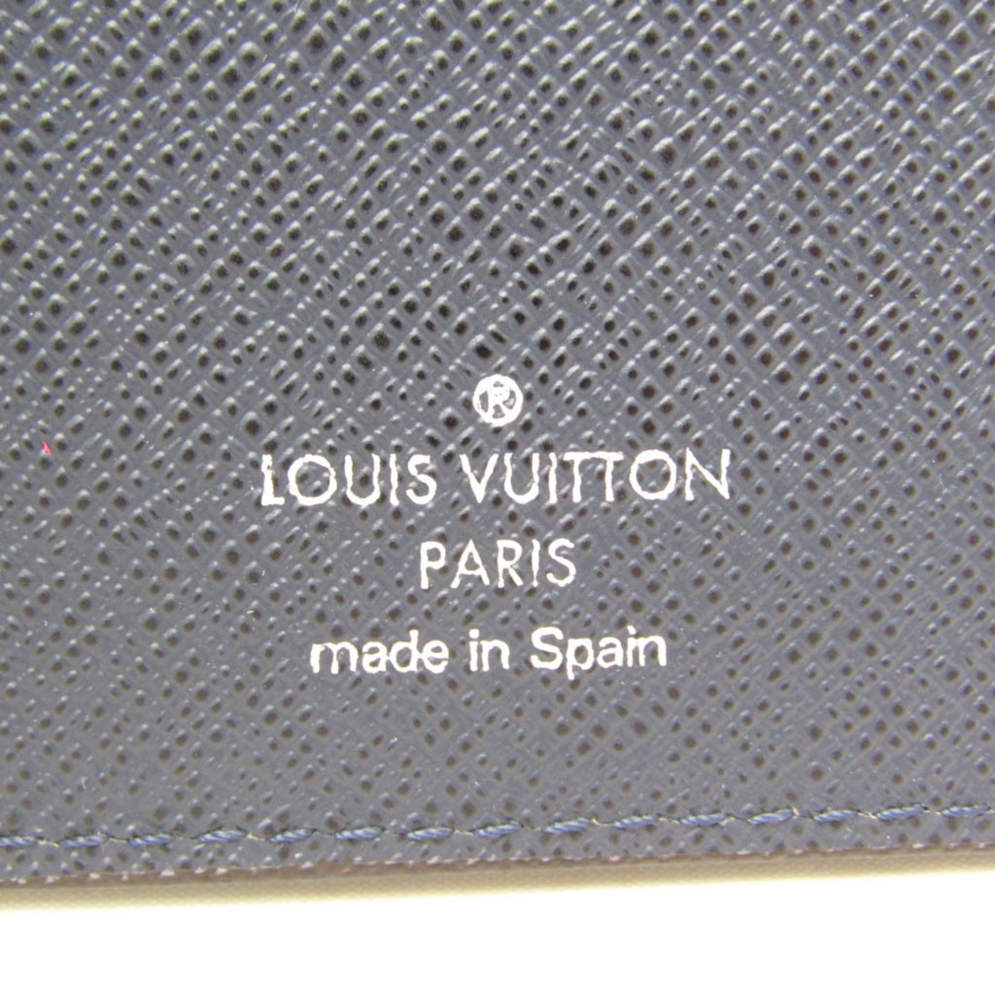 Louis Vuitton Epi Brazza Wallet M60616 Men's Epi Leather Long Wallet (bi-fold) Navy Blue