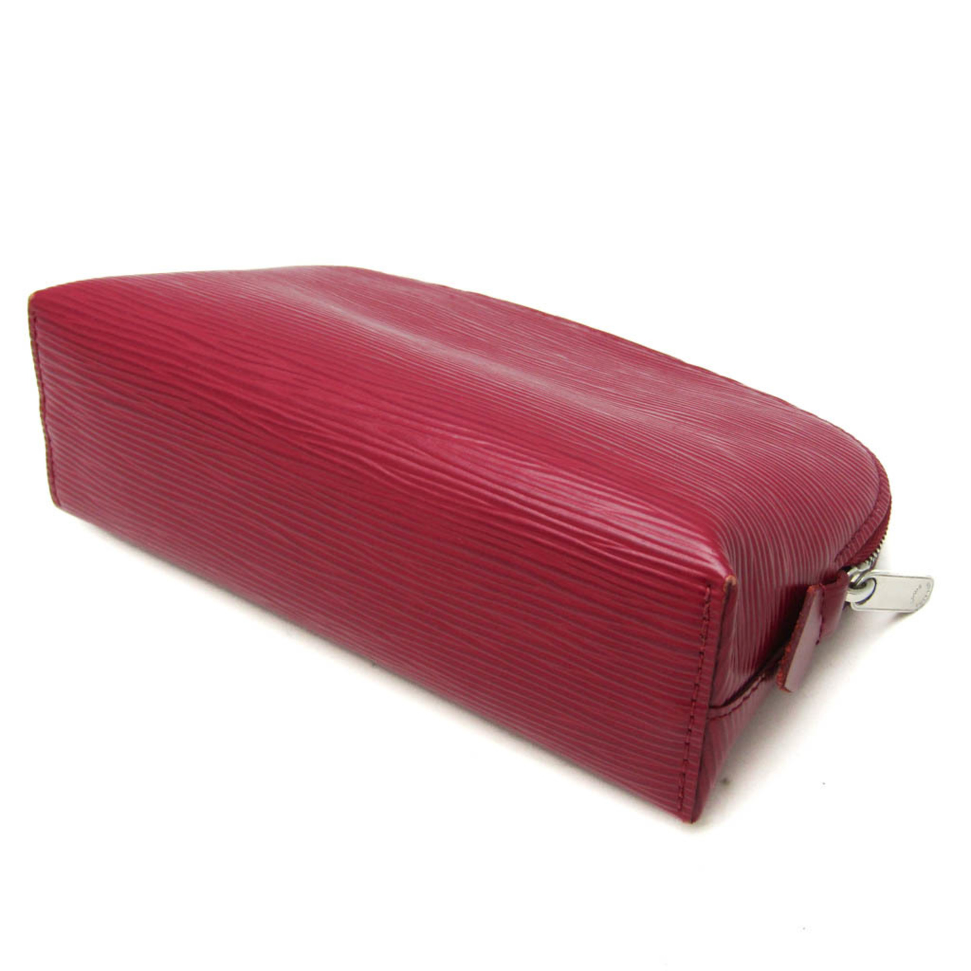 Louis Vuitton Epi Pochette Cosmetic M40641 Women's Pouch Fuchsia