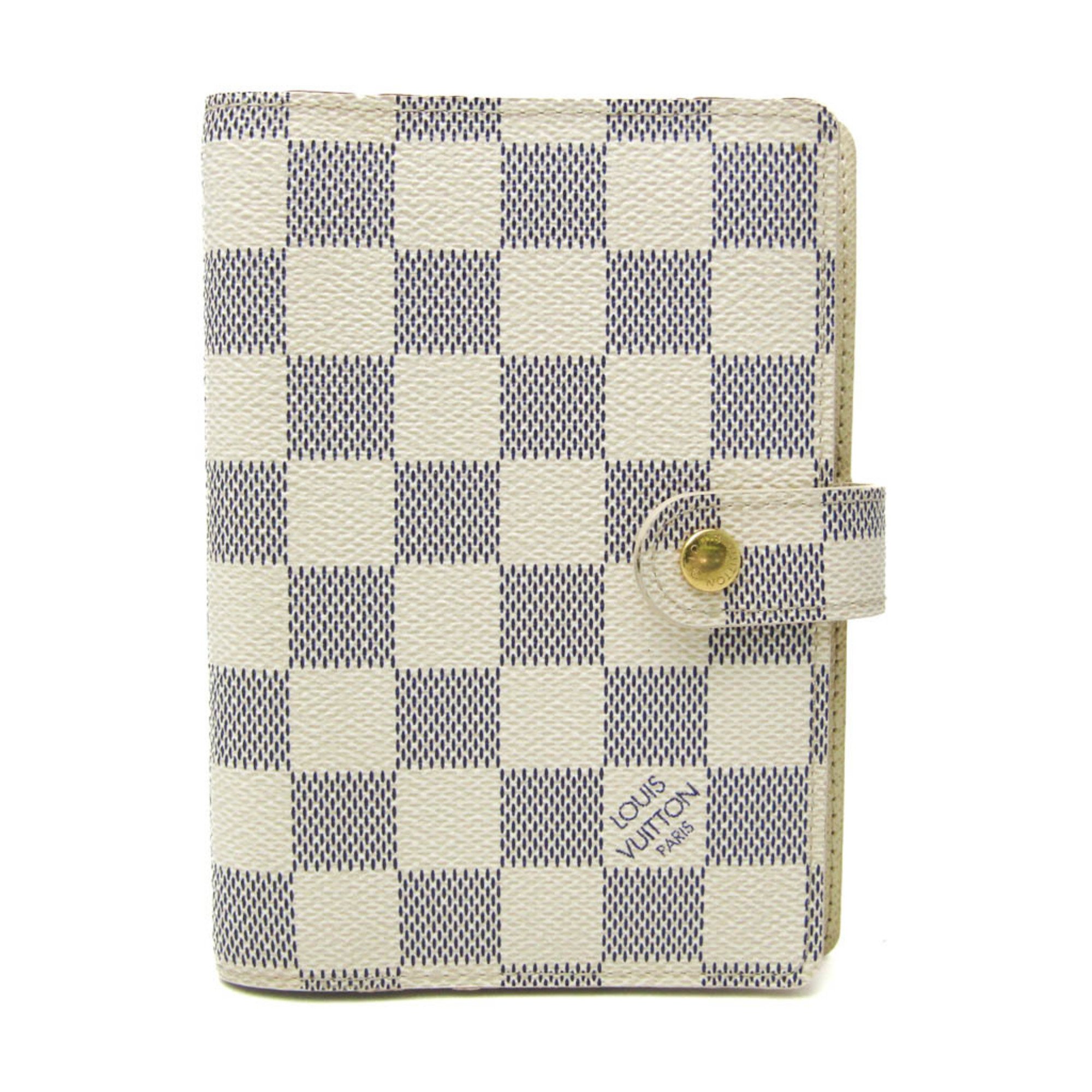 Louis Vuitton Damier Azur A6 Planner Cover Damier Azur Agenda PM R20706