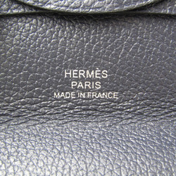 Hermes Bastia Women,Men  Evercolor Leather Coin Purse/coin Case Navy