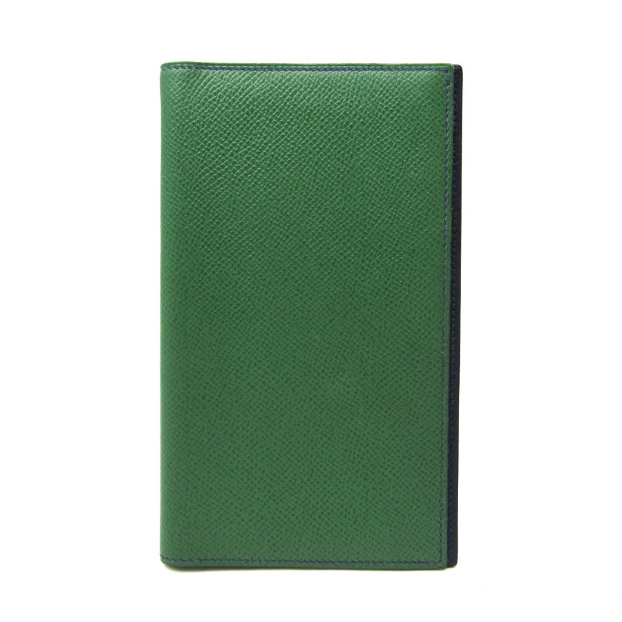 Hermes Agenda A6 Planner Cover Dark Navy,Green Vision