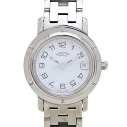 HERMES Clipper CL4.210.130 3758 Old Buckle Stainless Steel Ladies 130265 Watch