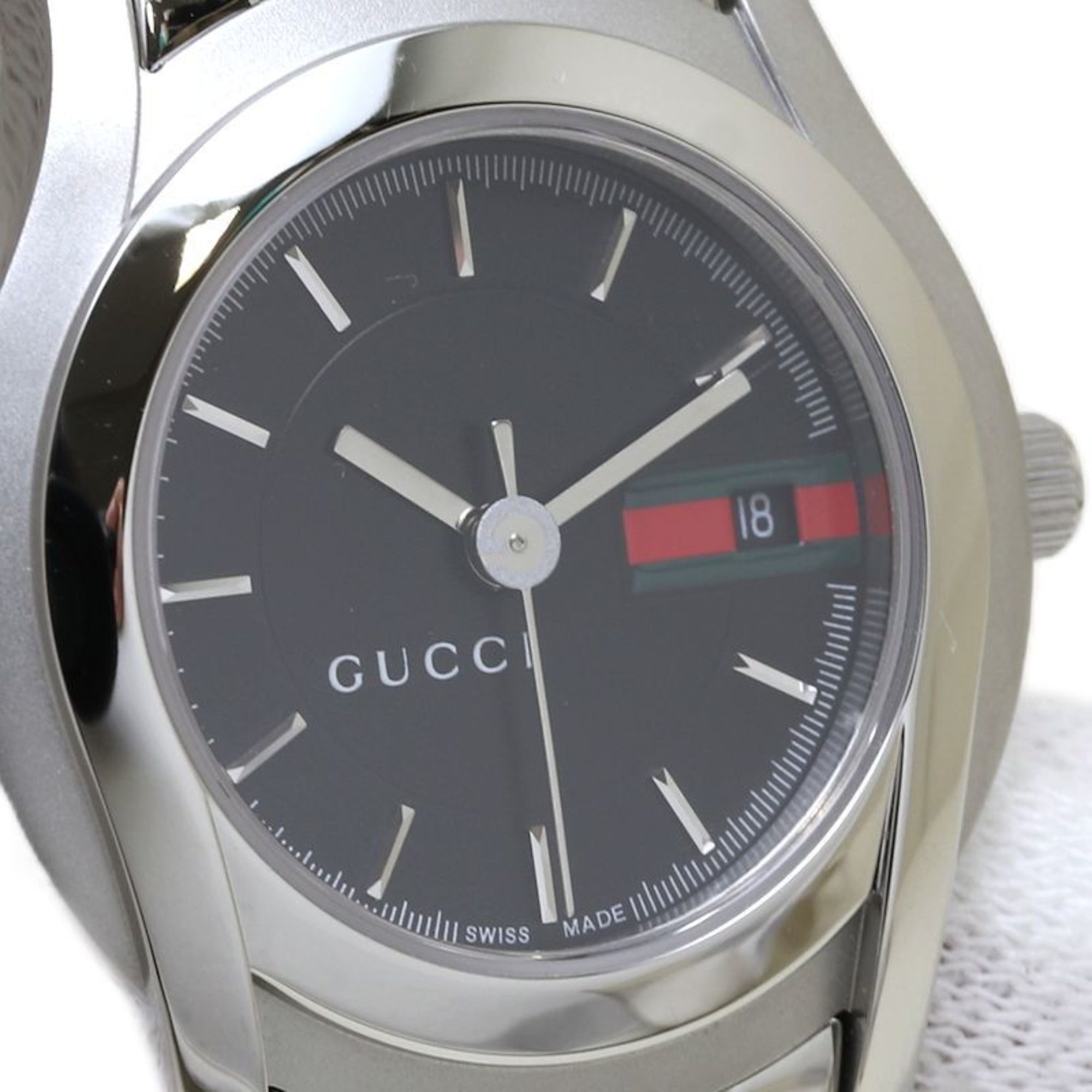 GUCCI G-Class YA055514 5500L Stainless Steel Ladies 130259 Watch