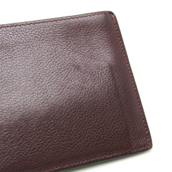 Hermes MC2 Copernicus Men,Women Leather Bill Wallet (bi-fold) Dark Brown