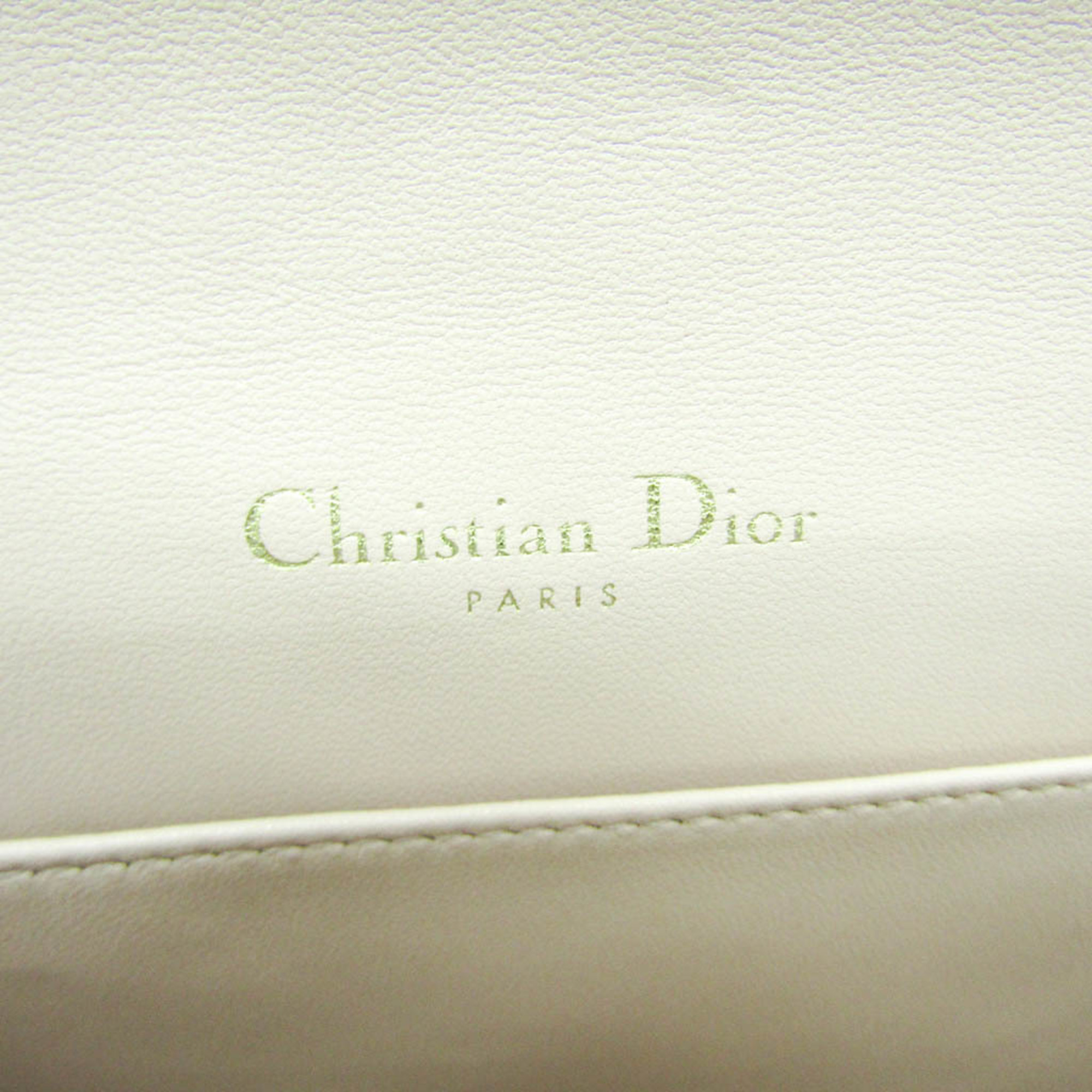 Christian Dior Cannage/Lady Dior Women's Leather Pouch,Shoulder Bag Baby Pink