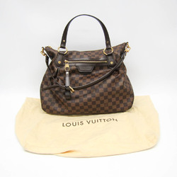 Louis Vuitton Damier Evora MM N41131 Women's Handbag,Shoulder Bag Ebene