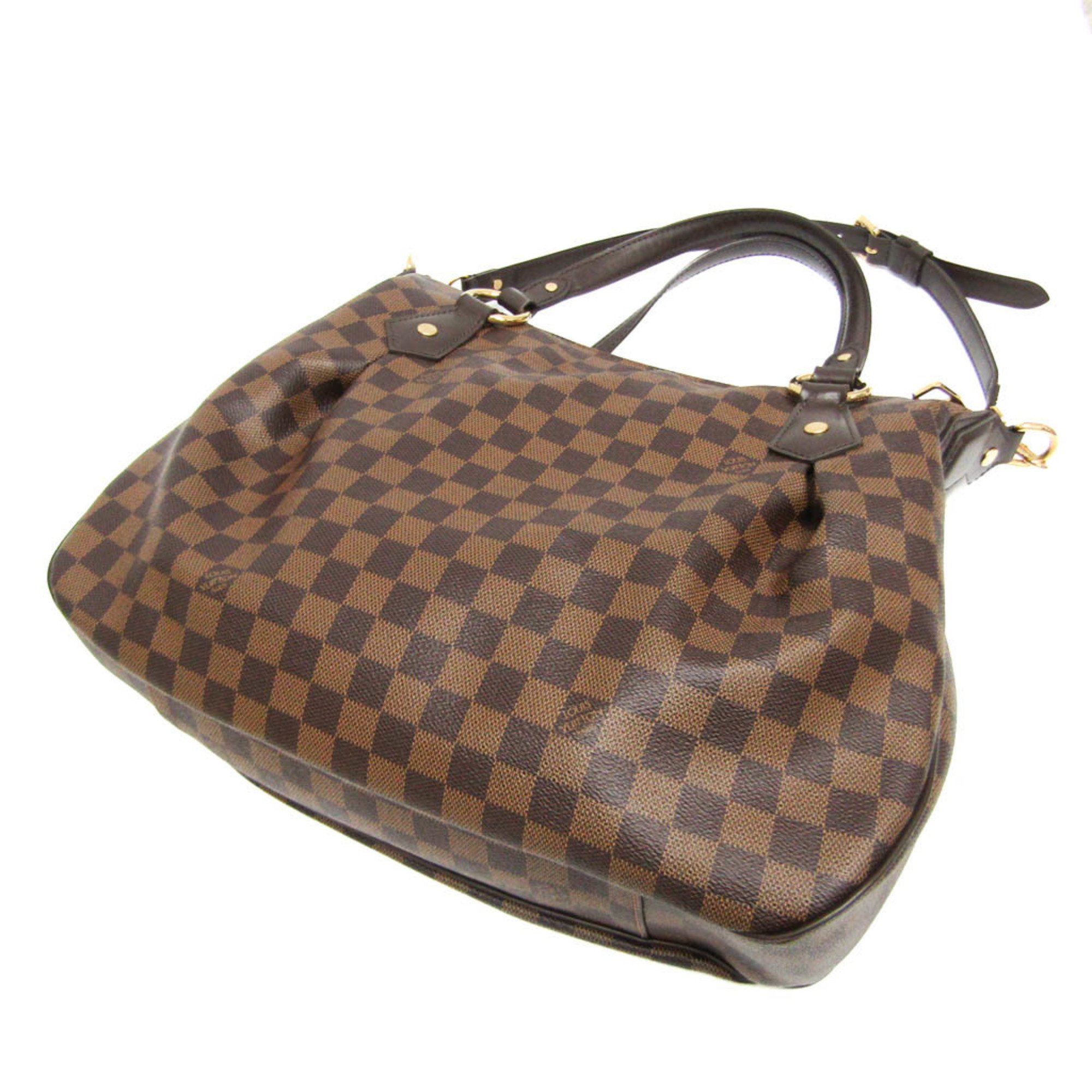 Louis Vuitton Damier Evora MM N41131 Women's Handbag,Shoulder Bag Ebene