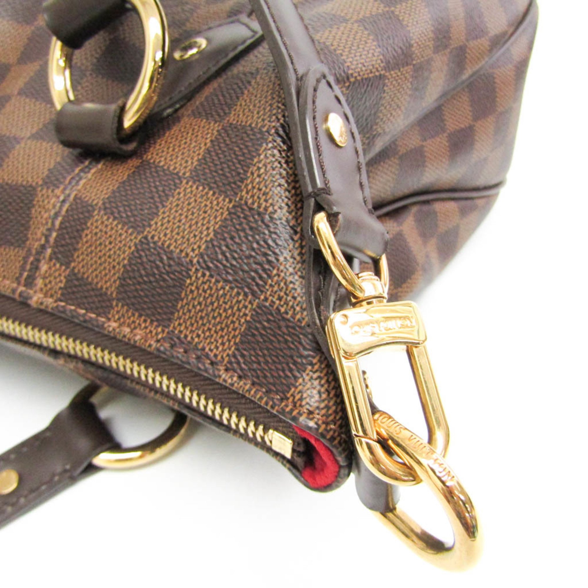 Louis Vuitton Damier Evora MM N41131 Women's Handbag,Shoulder Bag Ebene