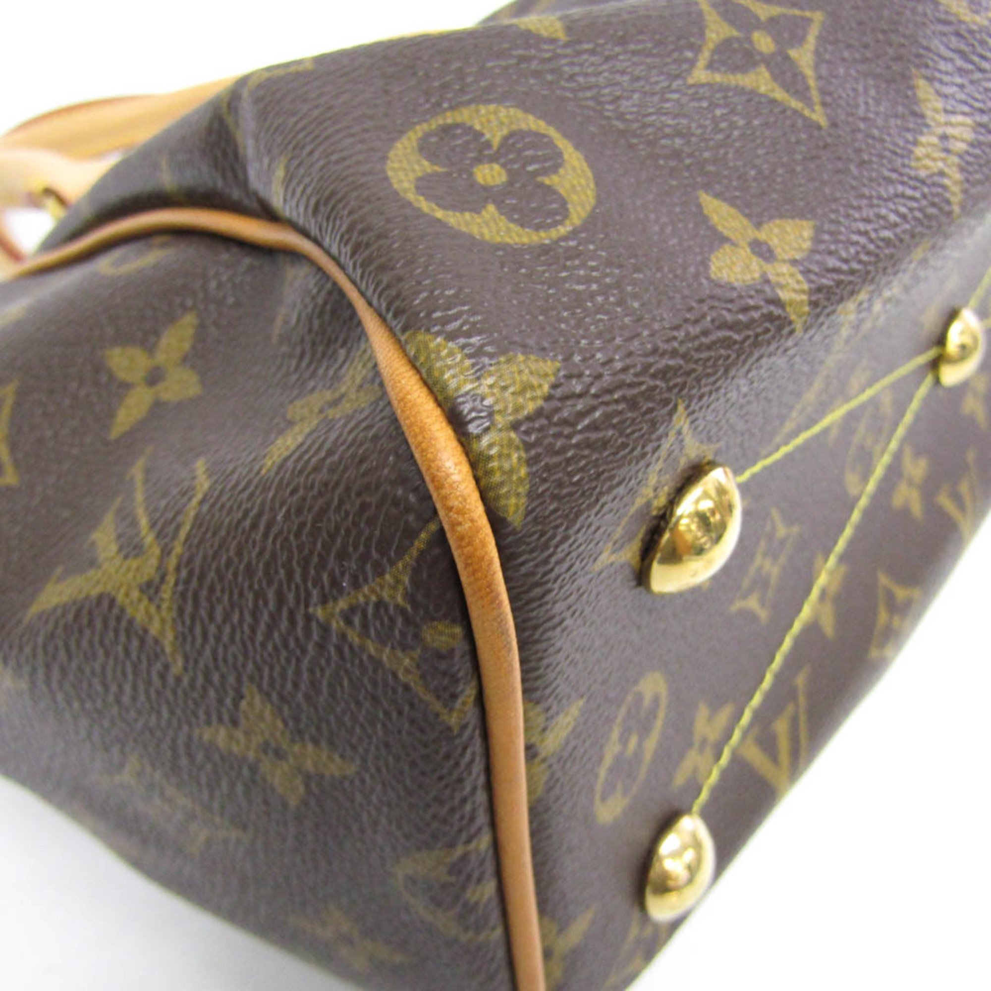 Louis Vuitton Monogram Tivoli PM M40143 Women's Handbag Brown