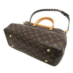 Louis Vuitton Monogram Pallas M40929 Women's Handbag,Shoulder Bag Brown,Saffron