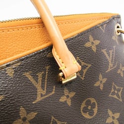 Louis Vuitton Monogram Pallas M40929 Women's Handbag,Shoulder Bag Brown,Saffron