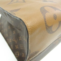 Louis Vuitton Monogram Reverse On The Go GM M45320 Women's Shoulder Bag,Tote Bag Beige,Brown