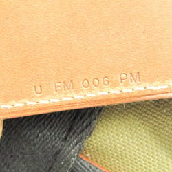 Hermes Dog Bag H800639EK01 Women,Men Nylon Canvas Handbag Brown,Dark Brown