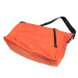 Prada VELA BT0696 Men's Nylon Messenger Bag Orange