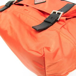 Prada VELA BT0696 Men's Nylon Messenger Bag Orange