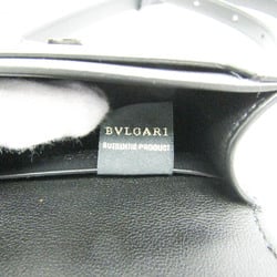 Bvlgari Serpenti Forever Micro Bag 293914 Men,Women Leather Shoulder Bag Black