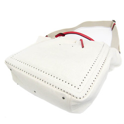 Valentino Garavani Atelier Bag 01 UW0B0H85NIZ Women,Men Leather,Canvas Shoulder Bag,Tote Bag Red Color,White