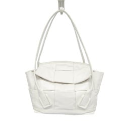 Bottega Veneta Mini The Arco 600606 Women's Leather Handbag,Shoulder Bag White