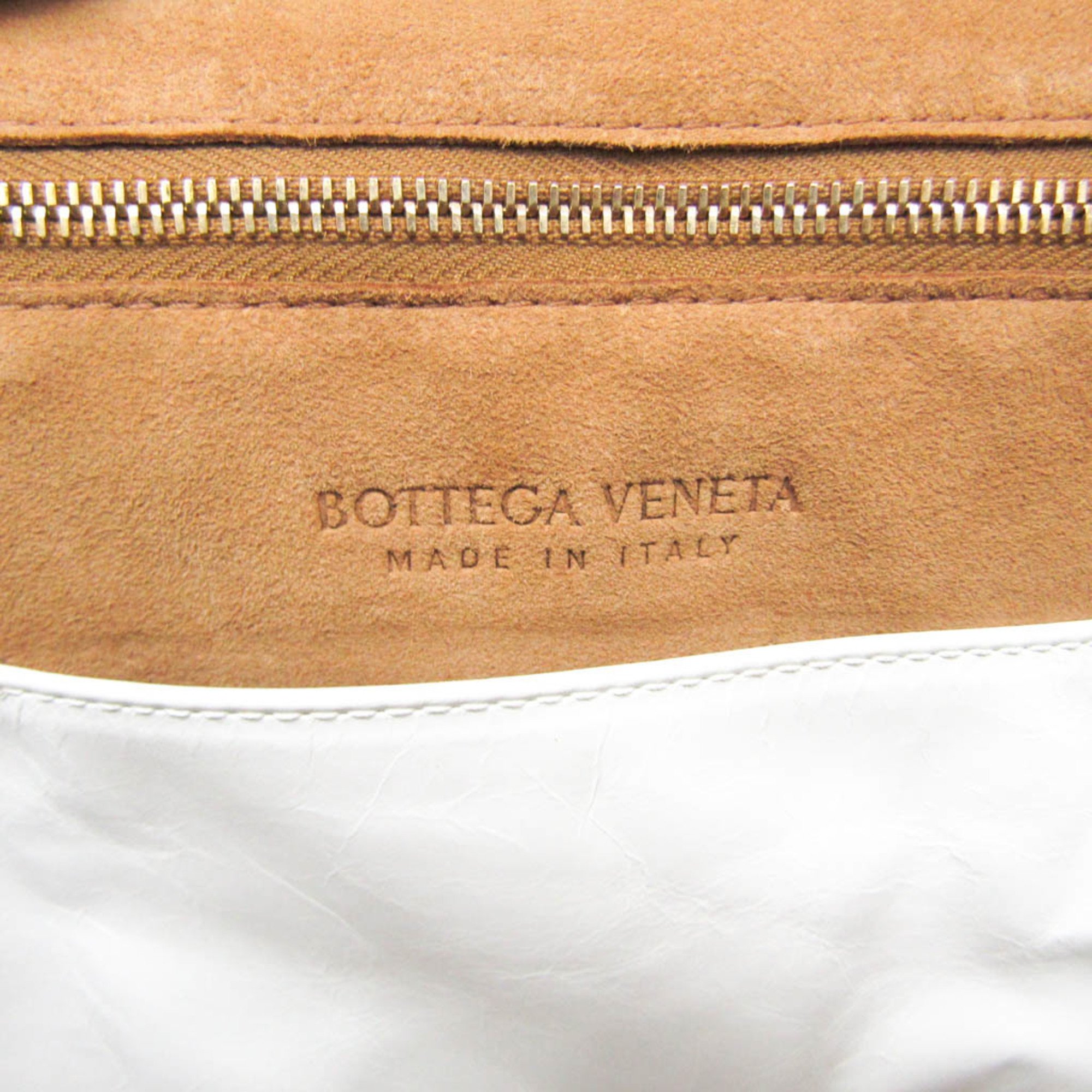 Bottega Veneta Mini The Arco 600606 Women's Leather Handbag,Shoulder Bag White