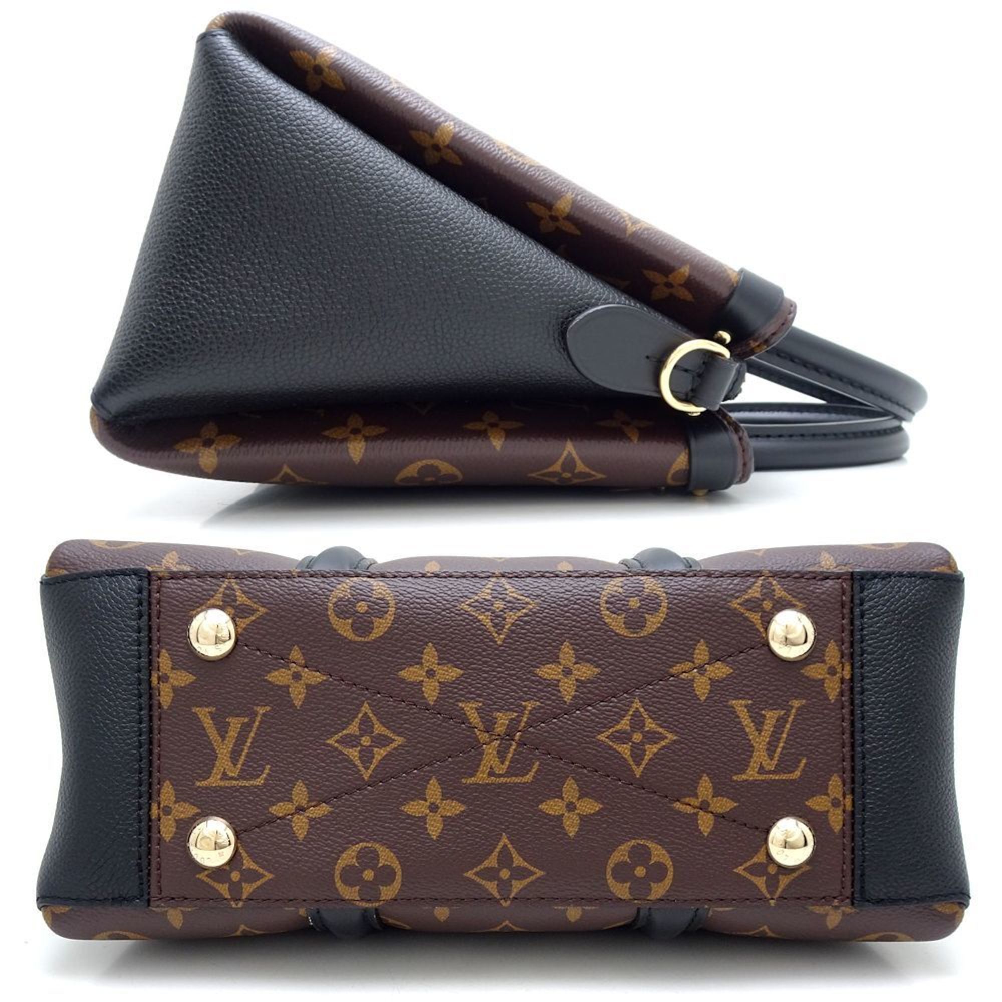 LOUIS VUITTON Louis Vuitton Monogram Soufflot NVBB M44898 2Way Bag Brown 351658