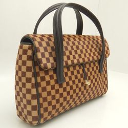 LOUIS VUITTON Damier Sauvage Lion M92131 Handbag Brown 252146