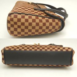 LOUIS VUITTON Damier Sauvage Lion M92131 Handbag Brown 252146