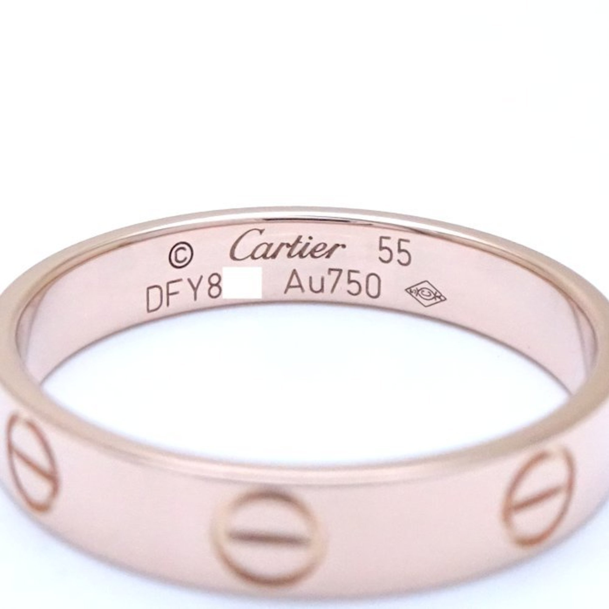 CARTIER Cartier Love Ring #55 Wedding B4085200 K18PG Pink Gold 292566