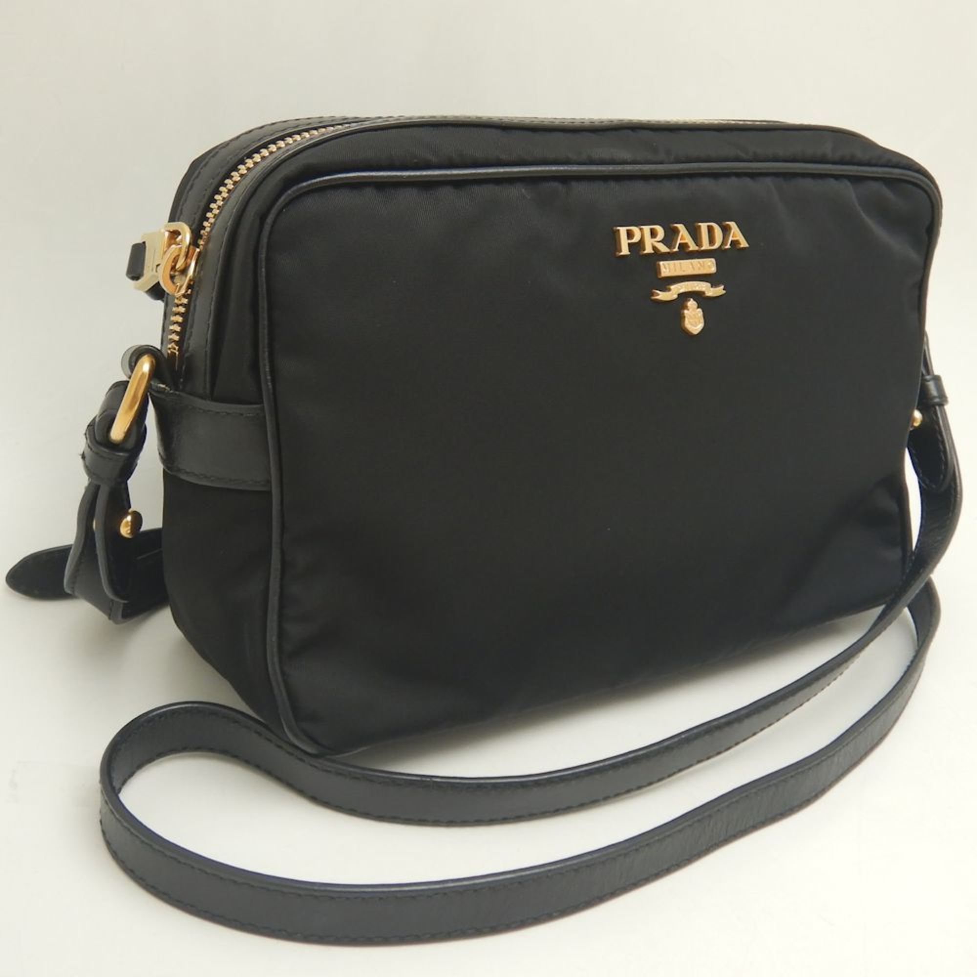 PRADA 1BH089 Shoulder Bag Tessuto Nylon NERO 252154