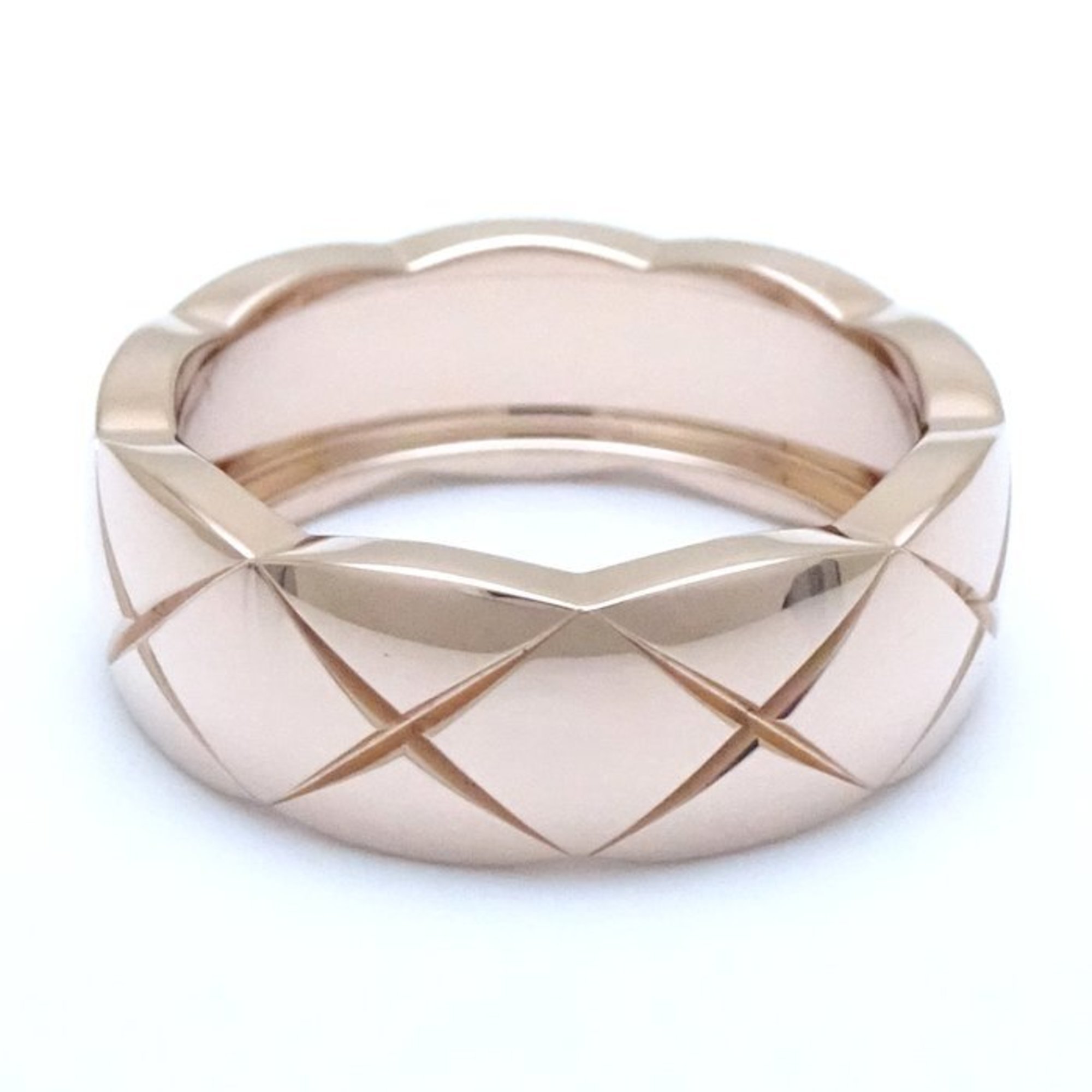 CHANEL Coco Crush Ring Medium Model #51 J10817 K18PG Pink Gold 292491