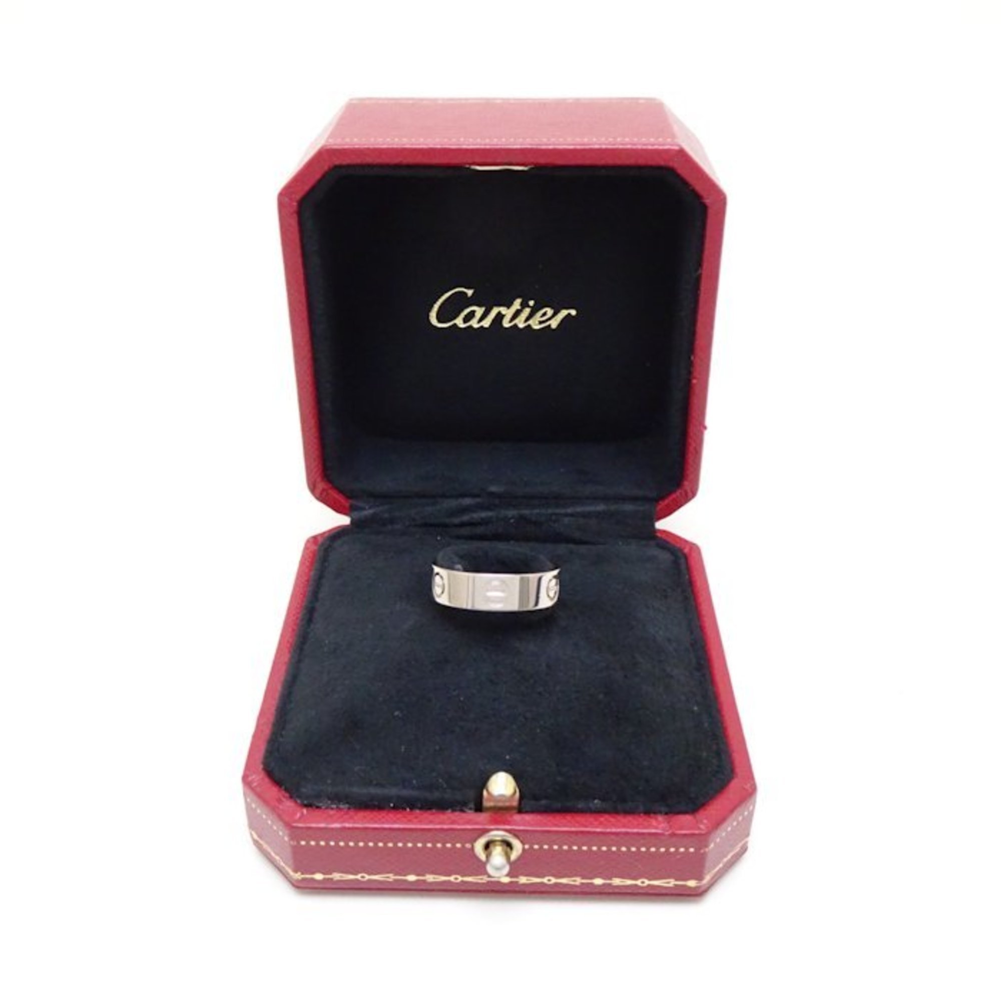 CARTIER Cartier Love Ring #56 LOVE B4084700 K18WG White Gold 292563