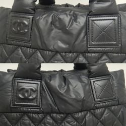 CHANEL Coco Cocoon 8619 Tote Bag Nylon Black 252133