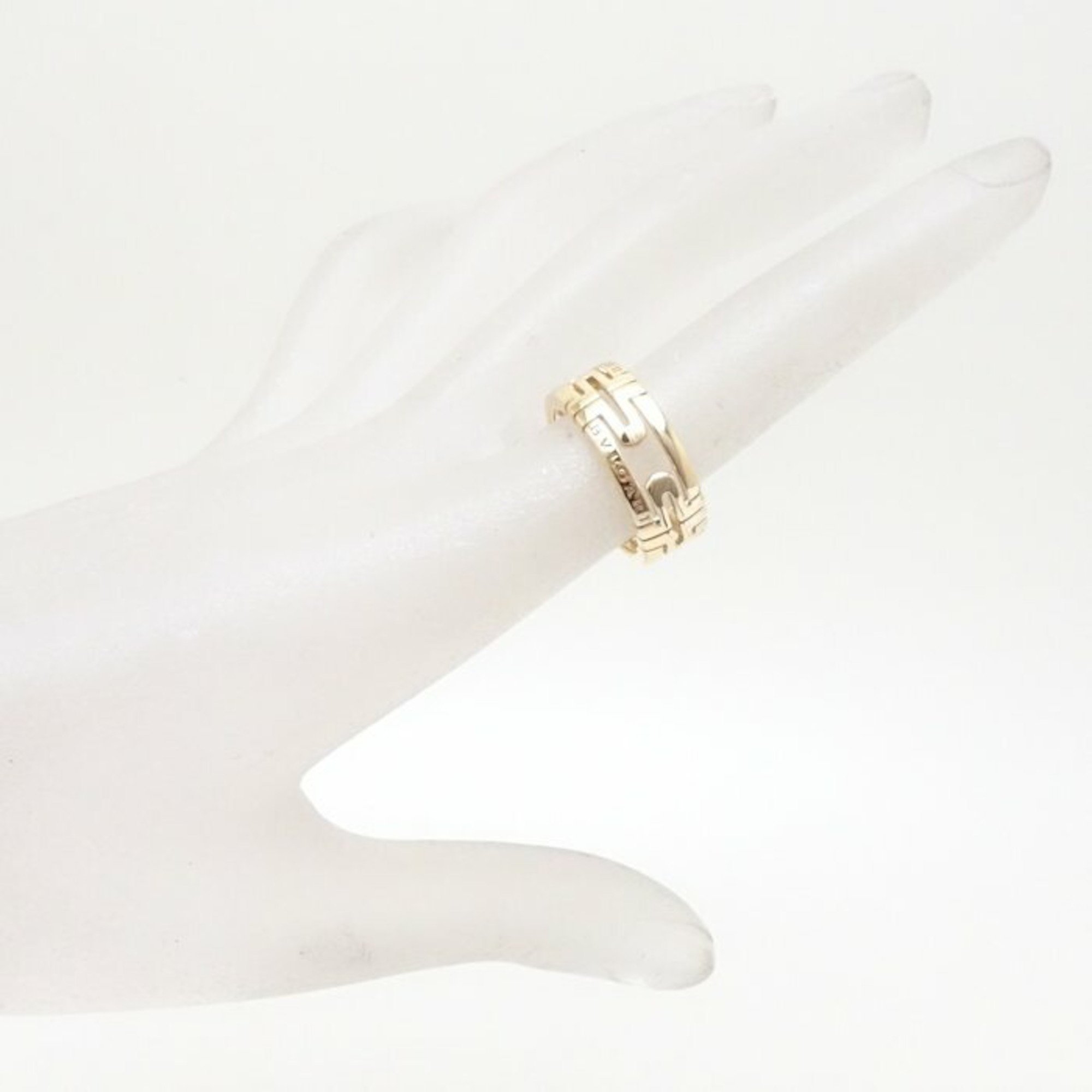 BVLGARI Parentesi Ring #53 K18YG Yellow Gold 292569