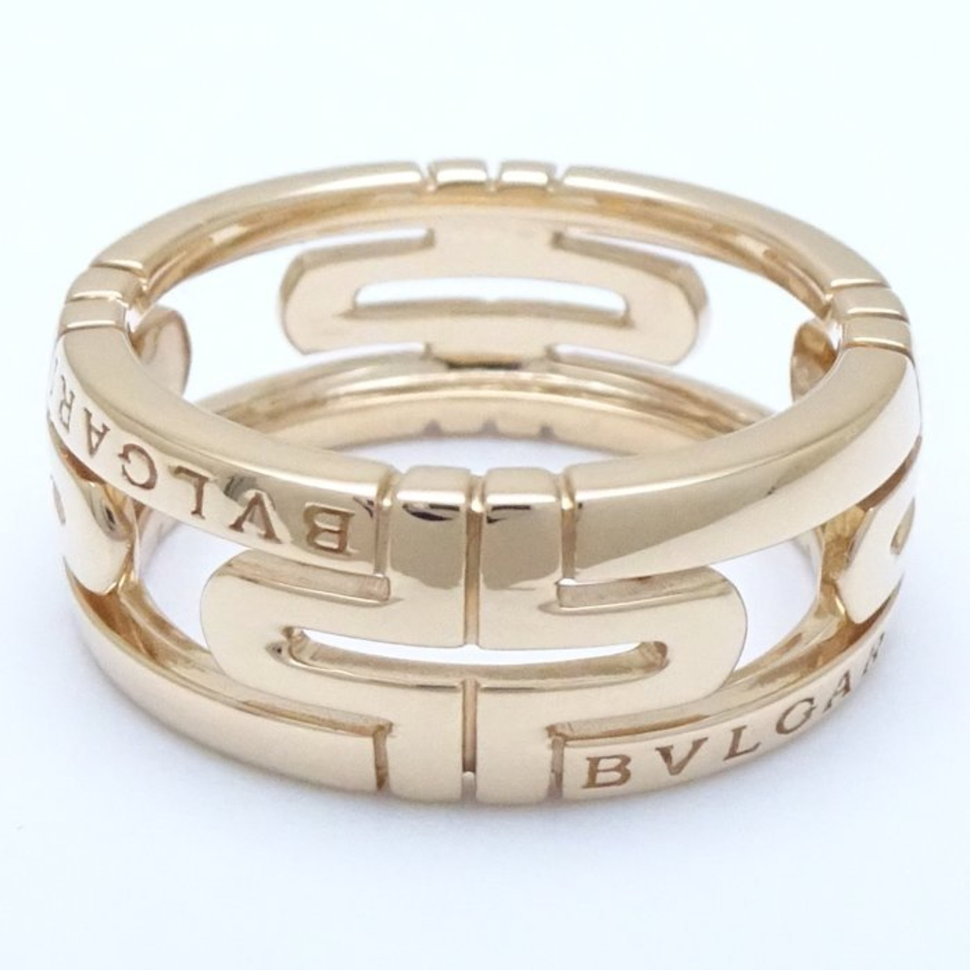 BVLGARI Parentesi Ring #53 K18YG Yellow Gold 292569