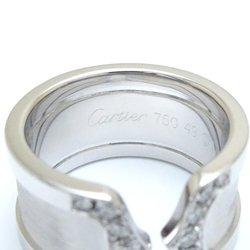 CARTIER C2 Ring Diamond #49 K18WG White Gold 292478