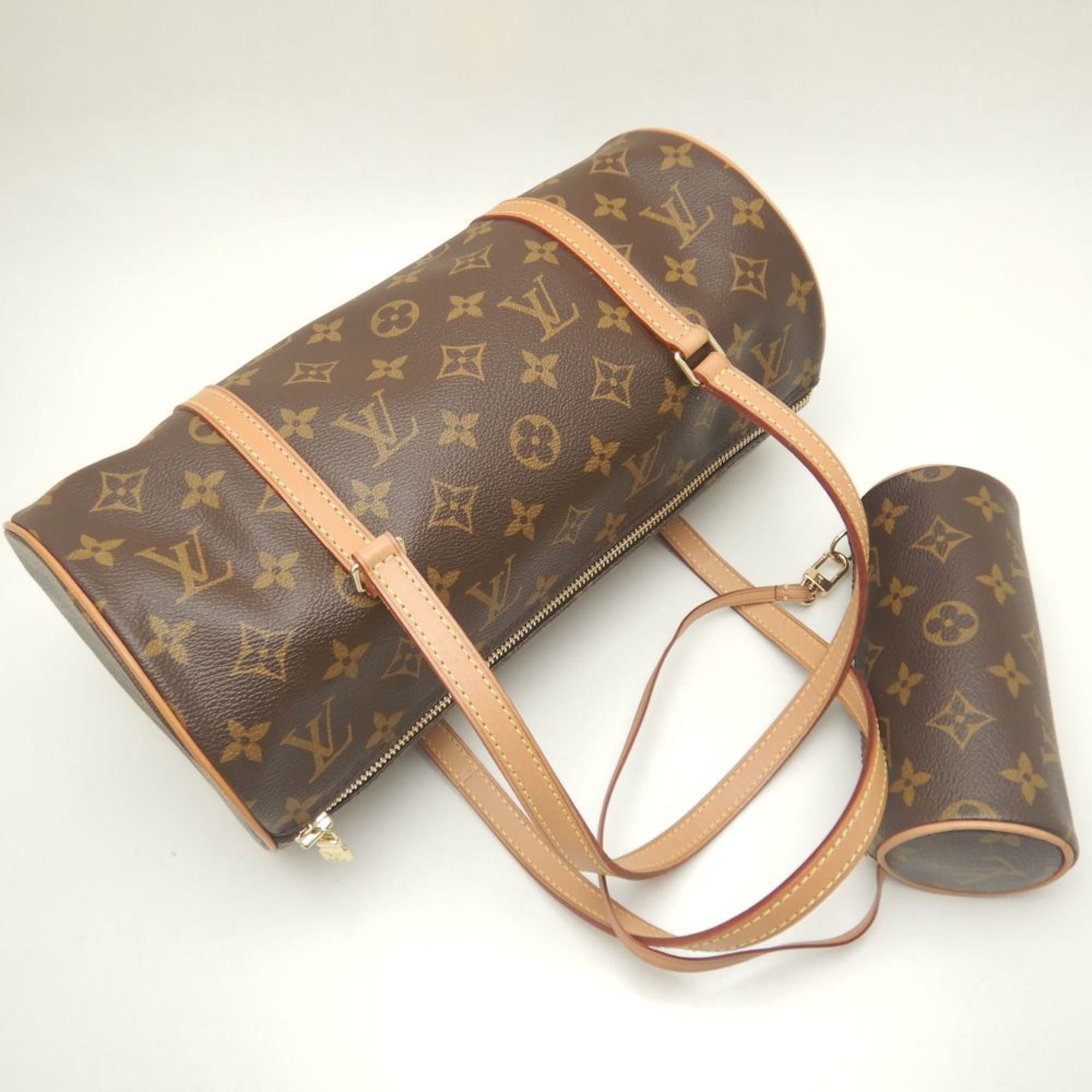 LOUIS VUITTON Louis Vuitton Monogram Papillon 30 M51365 Handbag Brown 252143