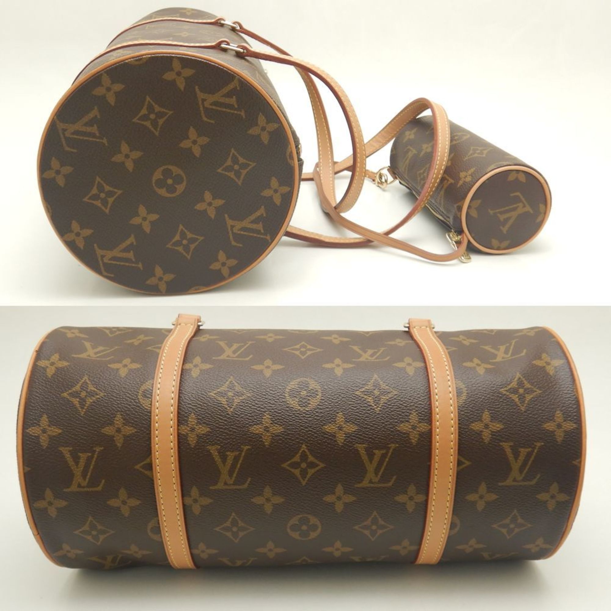 LOUIS VUITTON Louis Vuitton Monogram Papillon 30 M51365 Handbag Brown 252143