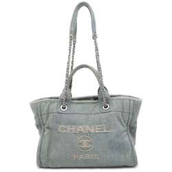 Chanel Tote Bag Deauville Coco Mark Small AS3257 2way Shoulder