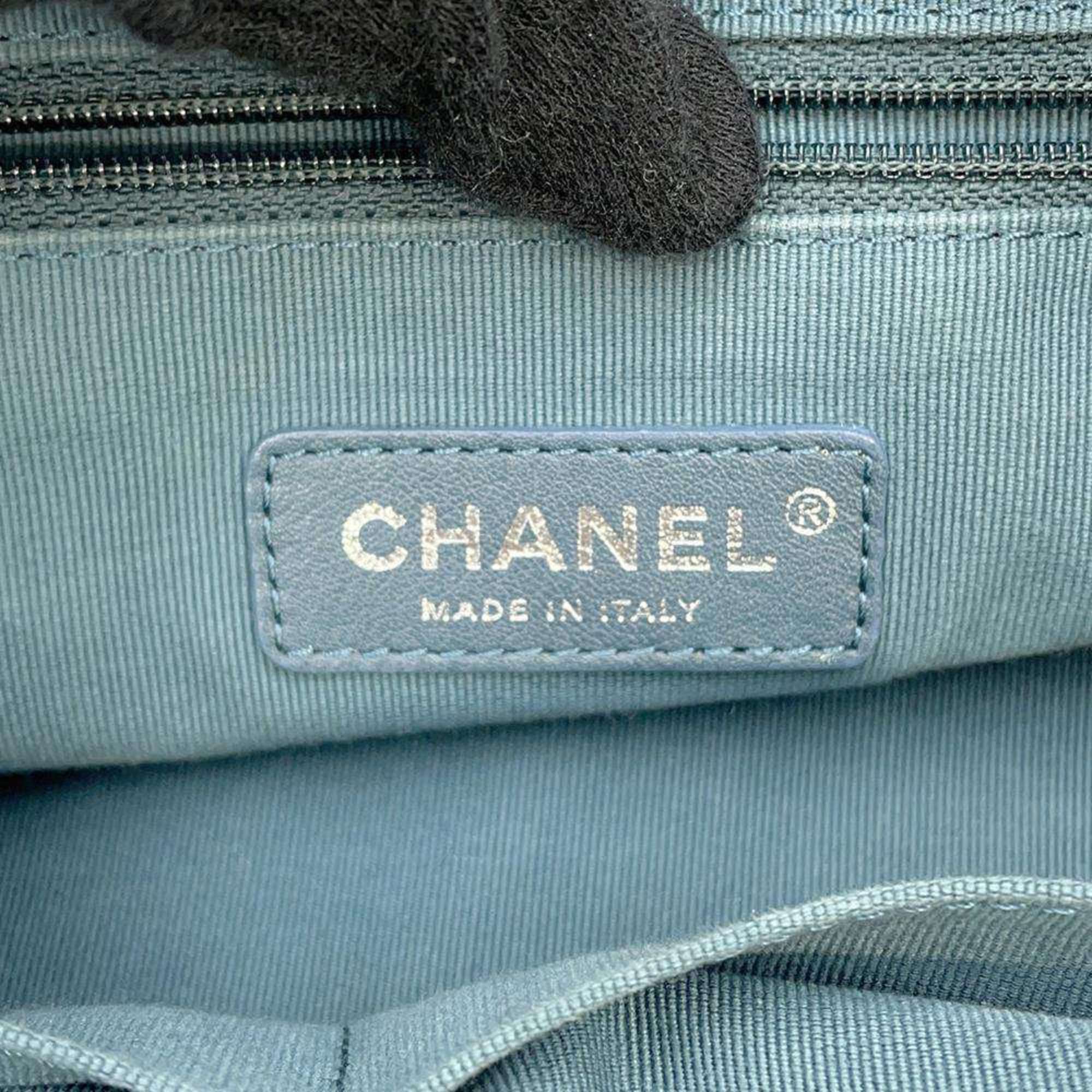 Chanel Tote Bag Deauville Coco Mark Small AS3257 2way Shoulder