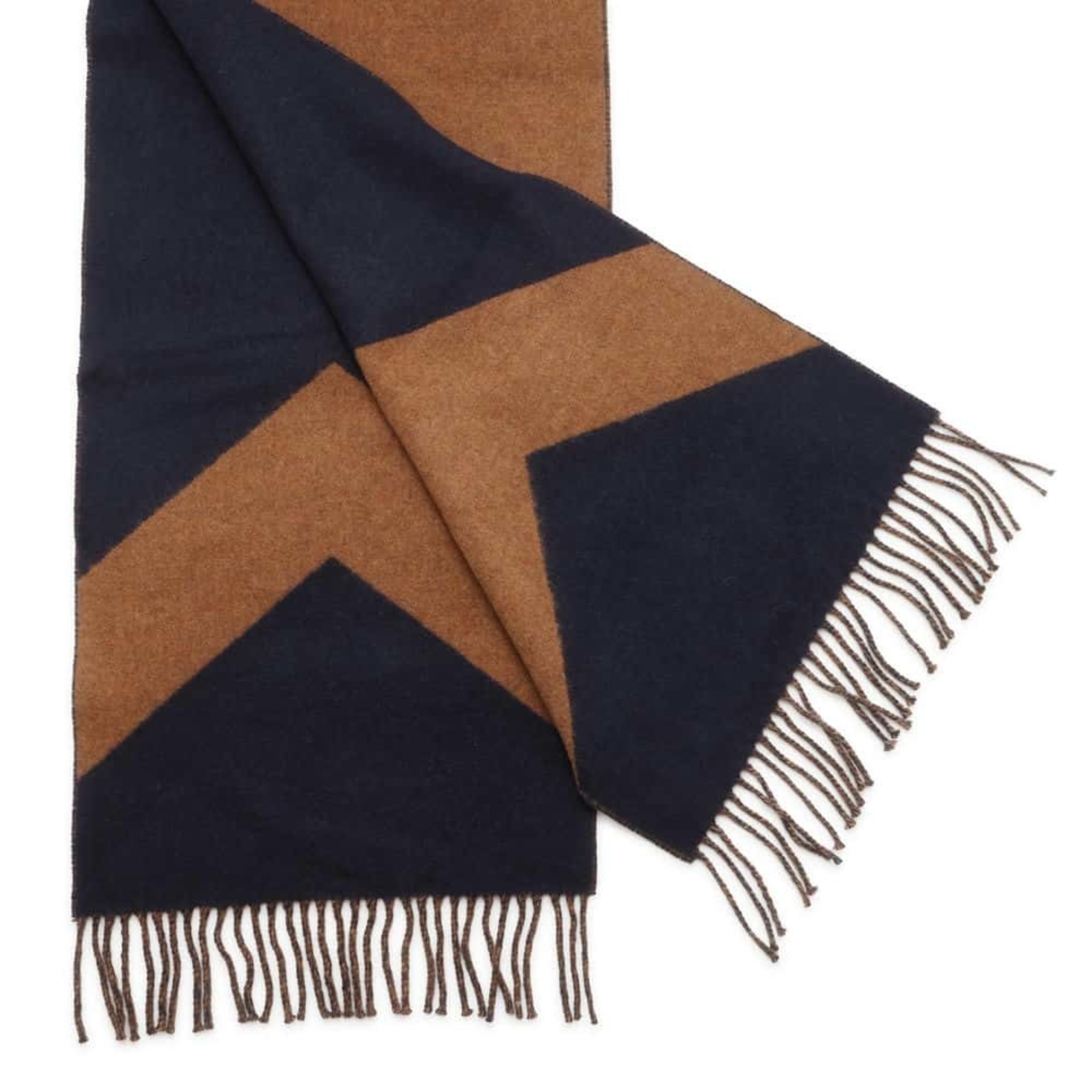 Hermes scarf Kazak chevron cashmere HERMES men's 2020