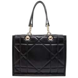 Christian Dior Tote Bag Essential Archi Cannage Medium M8721OZVJ Black