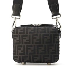 Fendi Handbag Zucca Canvas 7VA552 FENDI 2way Shoulder Bag Black