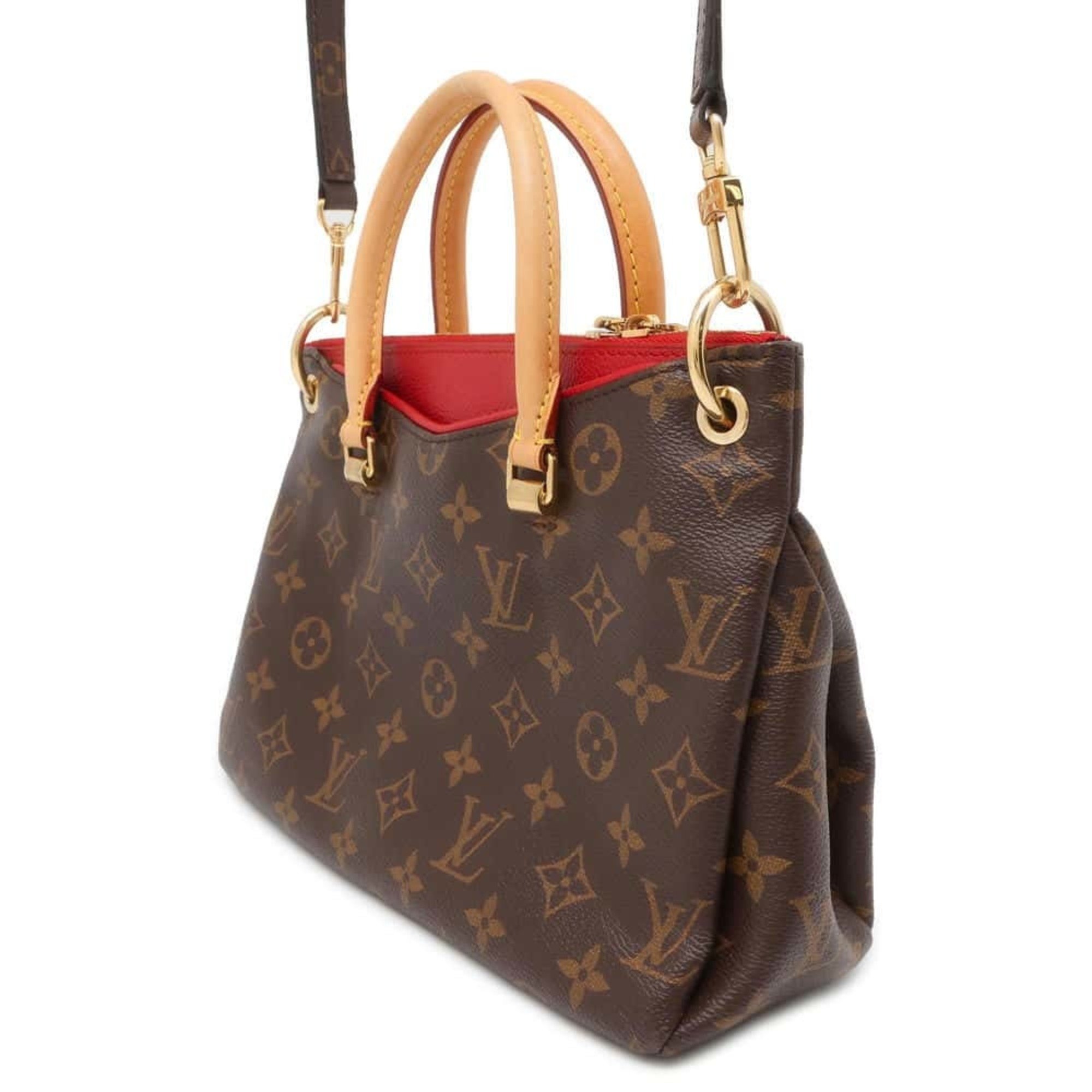 Louis Vuitton Handbag Monogram Pallas BB M41241 LOUIS VUITTON 2way Shoulder Bag Red