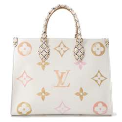 Louis Vuitton Tote Bag Monogram LV By the Pool On Go MM M22975 2way Shoulder White