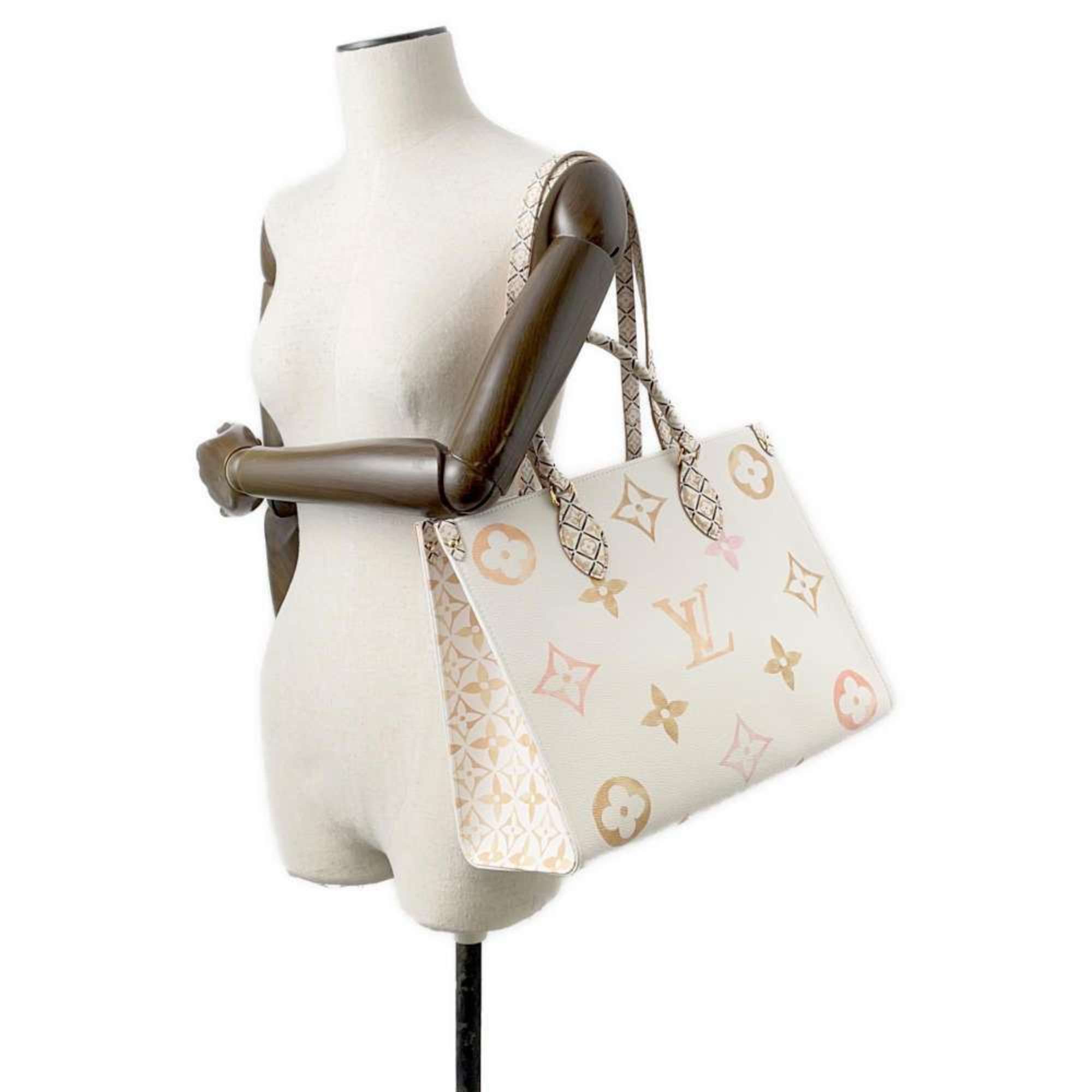 Louis Vuitton Tote Bag Monogram LV By the Pool On Go MM M22975 2way Shoulder White