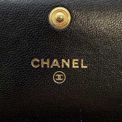 Chanel Chain Wallet 19 Flap Matelasse Lambskin AP2409 CHANEL Black