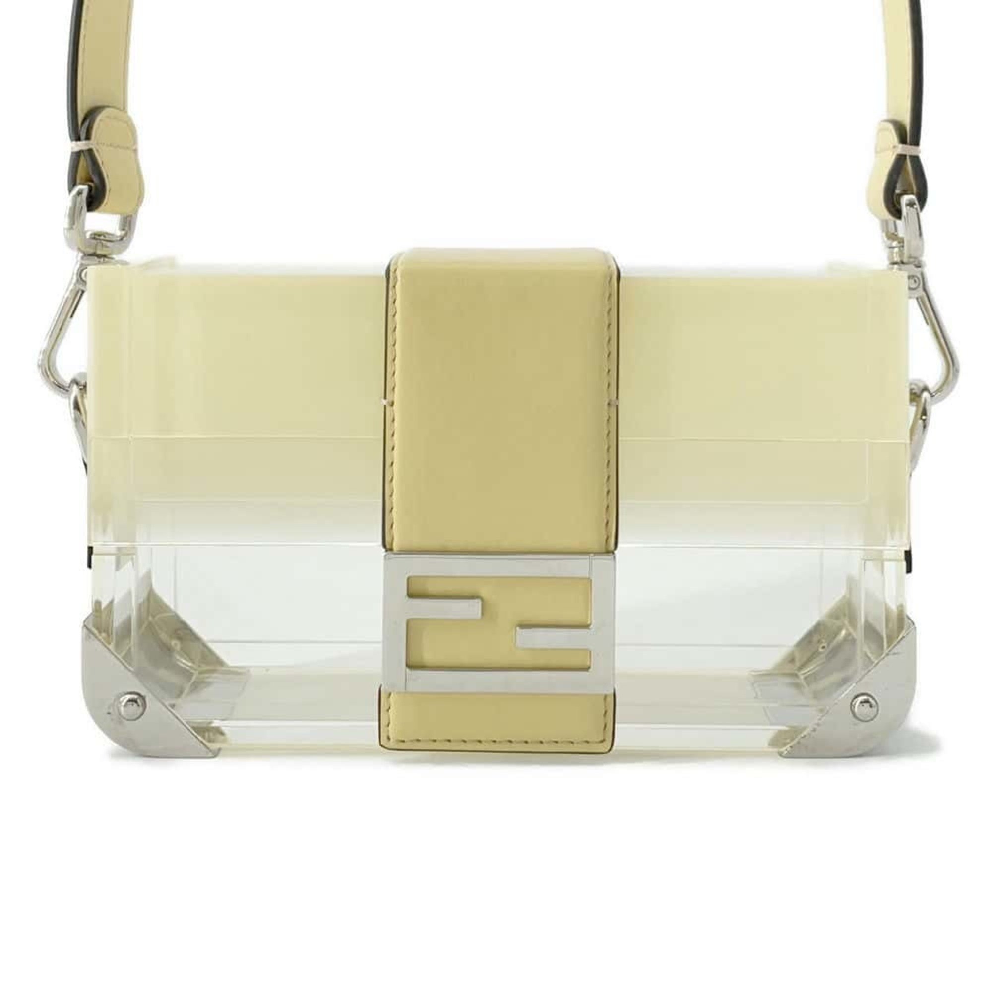 Fendi Shoulder Bag Baguette Trunk 7VA507 FENDI Clear